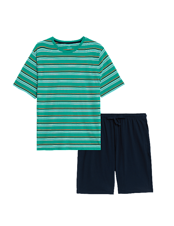 Pure Cotton Striped Pyjama Set