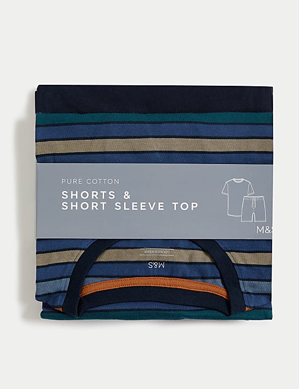 Pure Cotton Striped Pyjama Set