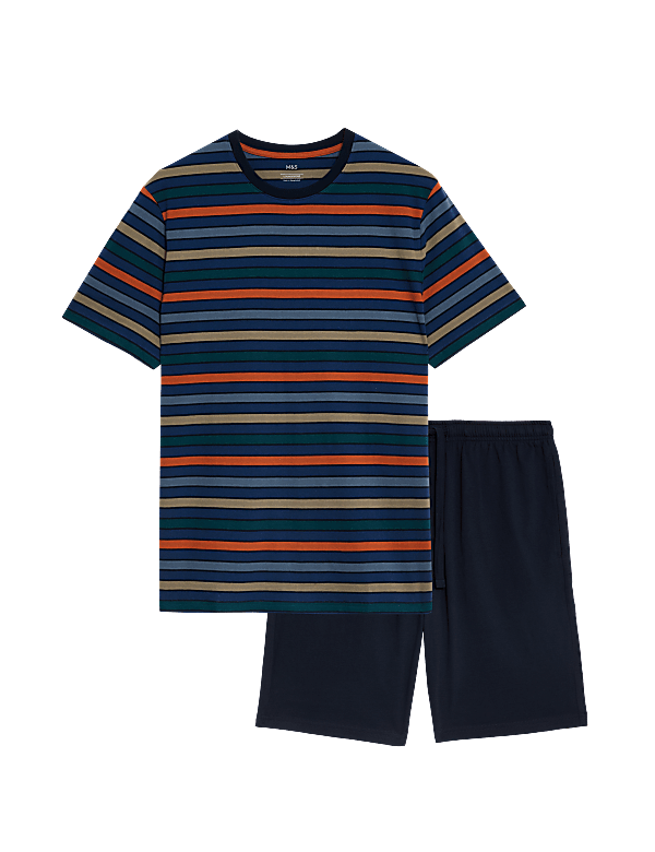 Pure Cotton Striped Pyjama Set