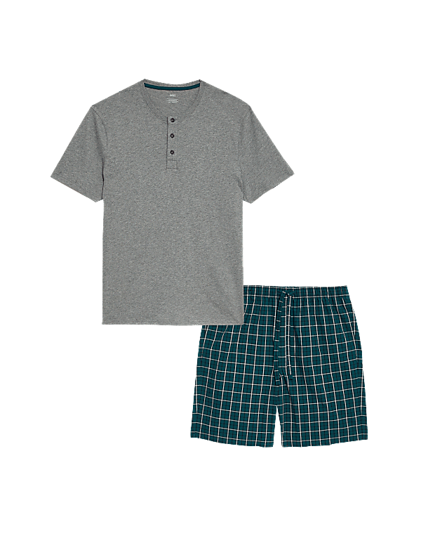 Pure Cotton Checked Pyjama Set