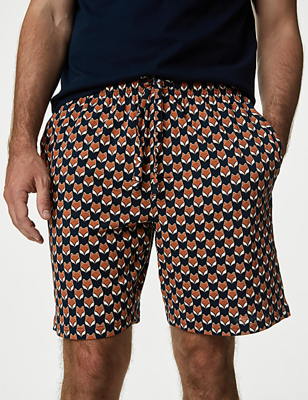 Pure Cotton Fox Print Pyjama Set