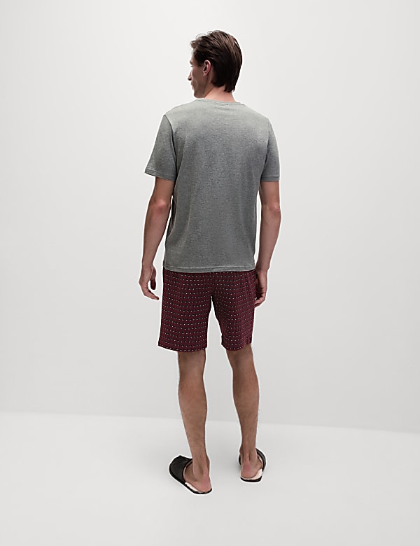 Pure Cotton Stag Print Pyjama Set - ID