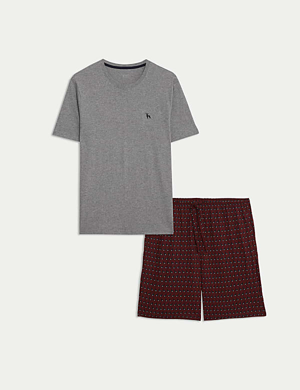 Pure Cotton Stag Print Pyjama Set - ID