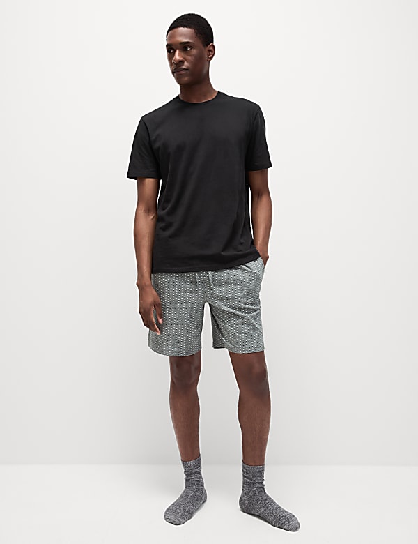 Cotton pyjama shorts set 2025