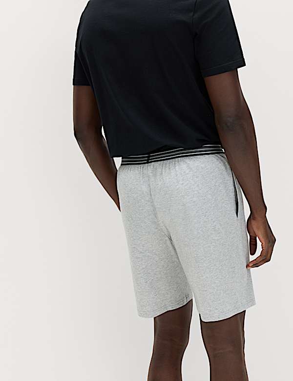 2-Pack Pure Cotton Jersey Pyjama Shorts - JP