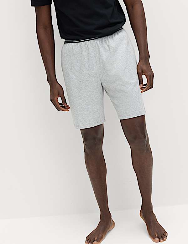 2-Pack Pure Cotton Jersey Pyjama Shorts - NL