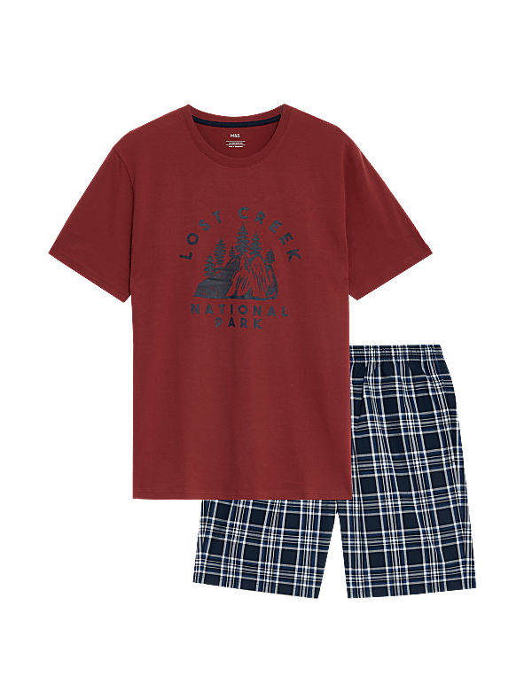 Pure Cotton Graphic Pyjama Set