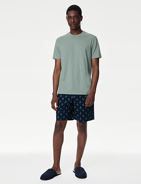 Ensemble pyjama 100&nbsp;% coton à imprimé cachemire - LU