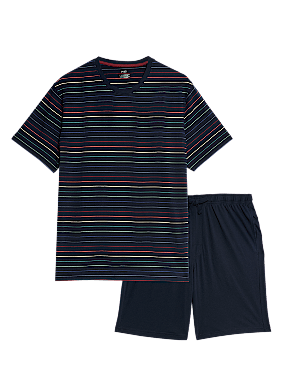 Pure Cotton Striped Pyjama Set