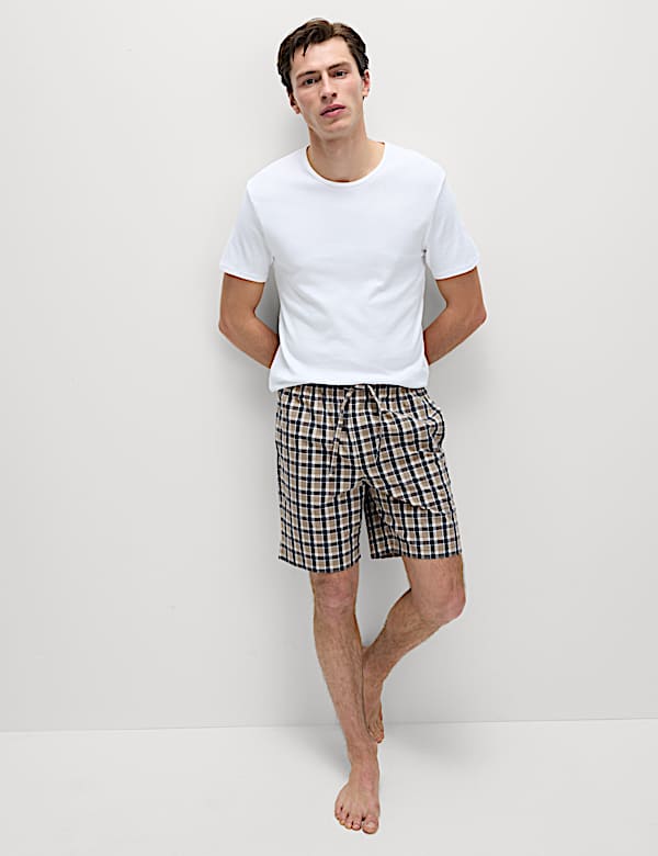 2pk Pure Cotton Printed Pyjama Shorts