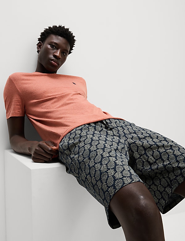 Pure Cotton Pineapple Print Pyjama Set - JP