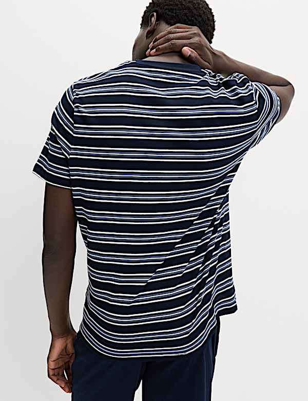 Pure Cotton Striped Pyjama Set