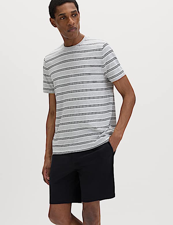 Pure Cotton Striped Pyjama Set - HU