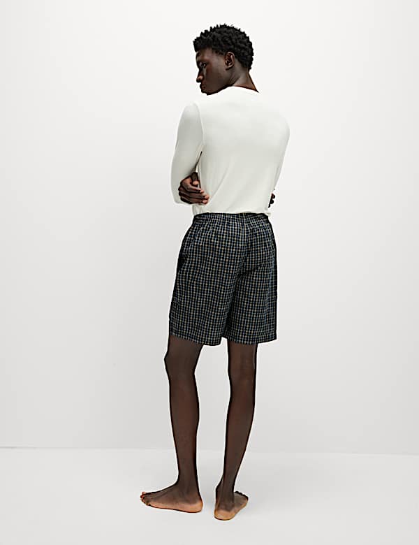 מארז 2 מכנסי פיג'מה קצרים מכותנה טהורה עם הדפס - IL