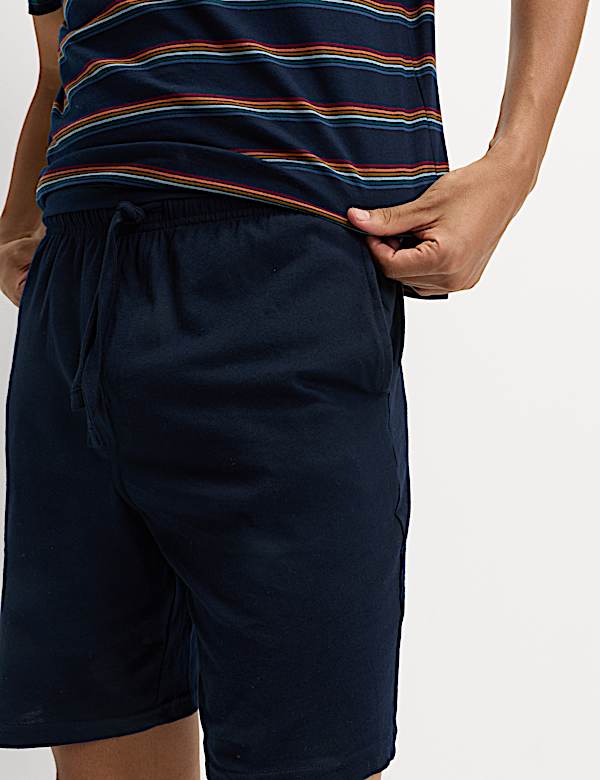 Pure Cotton Rainbow Stripe Pyjama Set - DE