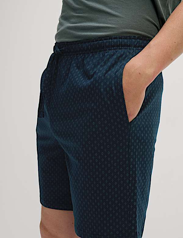 Pure Cotton Geometric Pyjama Set