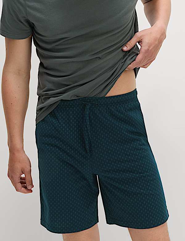 Pure Cotton Geometric Pyjama Set