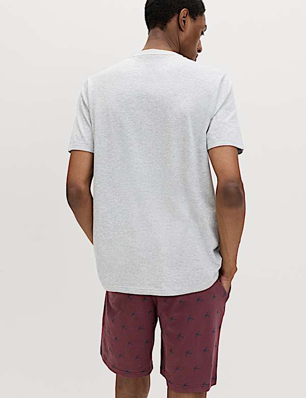 Pyjama 100 % coton &agrave; imprim&eacute; hirondelle - CH