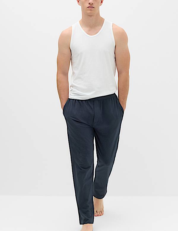 2 Pack Cotton Rich Loungewear Bottoms - GR