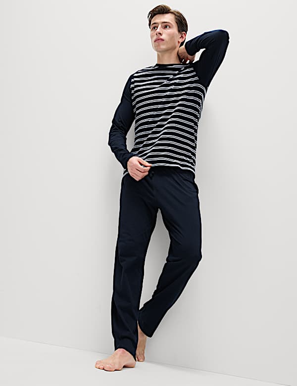 Pure Cotton Striped Pyjama Set