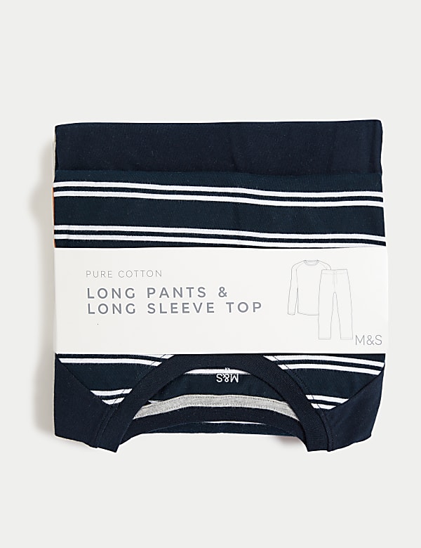 Pure Cotton Striped Pyjama Set