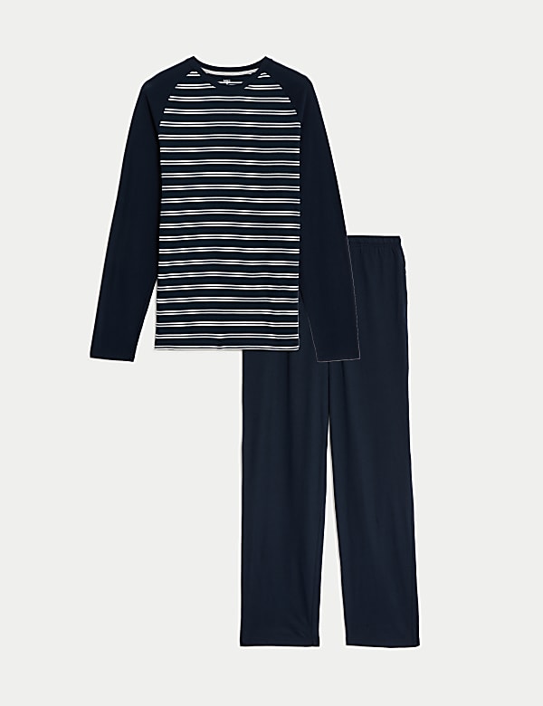 Marks and spencer striped pyjamas hot sale