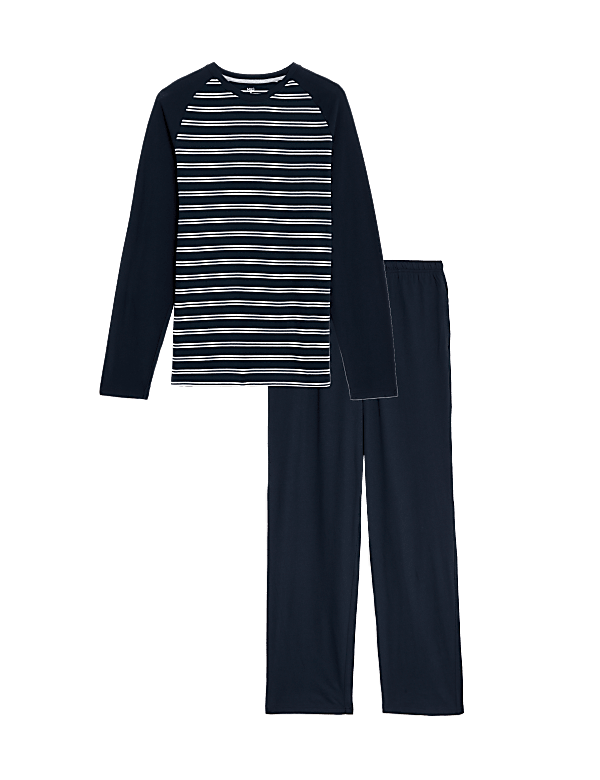 Pure Cotton Striped Pyjama Set