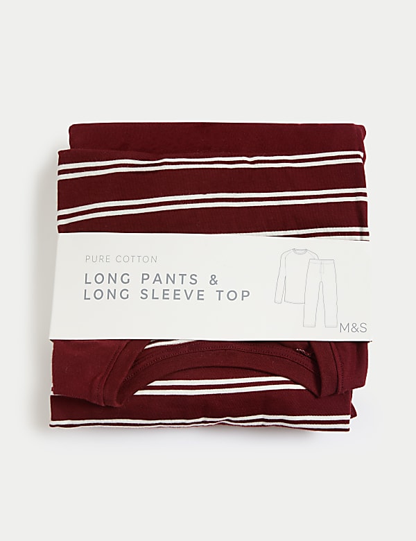 Pure Cotton Striped Pyjama Set
