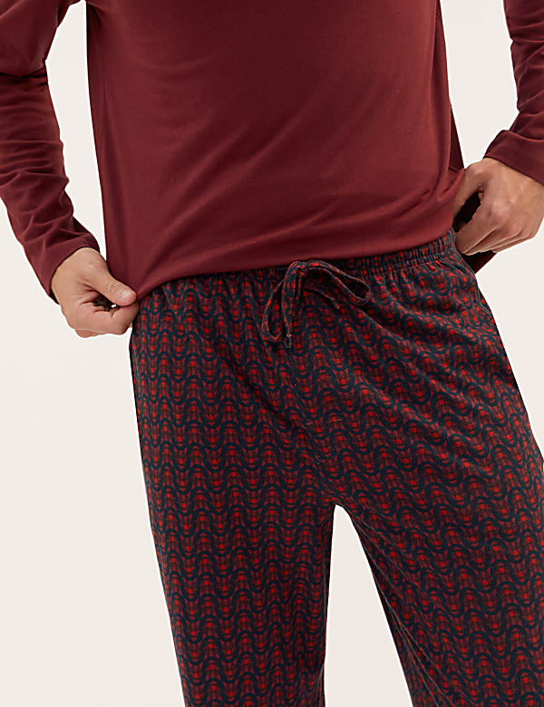 Pure Cotton Fox Print Pyjama Set
