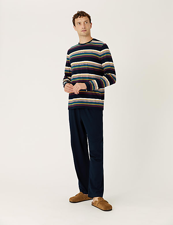 Pure Cotton Striped Pyjama Set