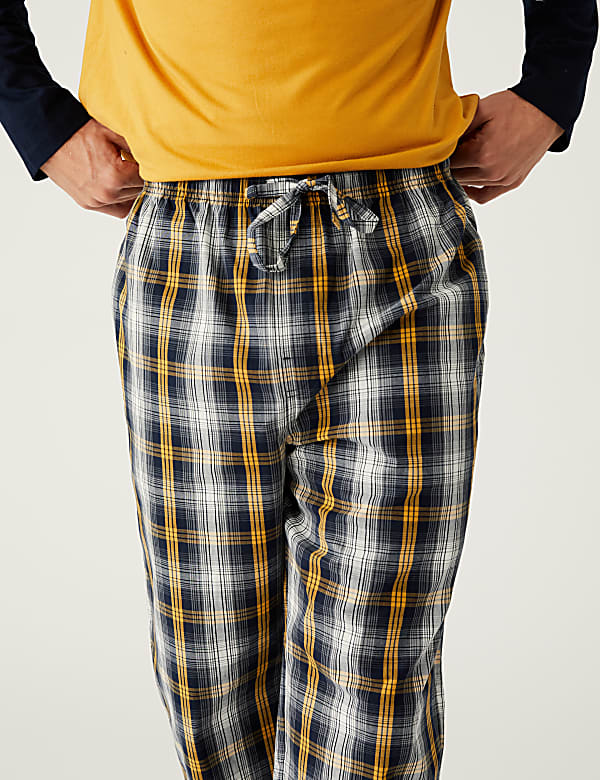 Pure Cotton Checked Pyjama Set
