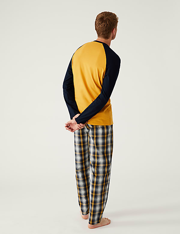 Pure Cotton Checked Pyjama Set