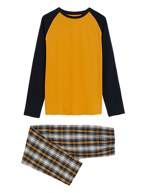 Pure Cotton Checked Pyjama Set