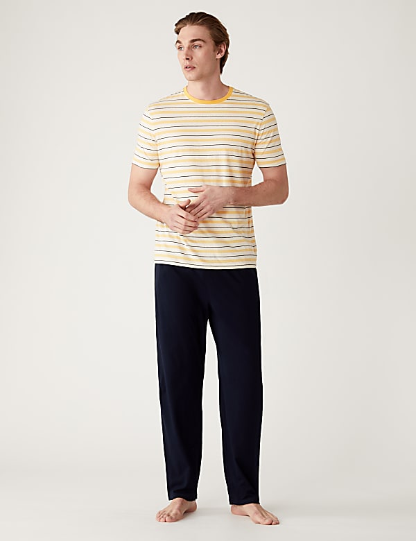 Pure Cotton Striped Pyjama Set