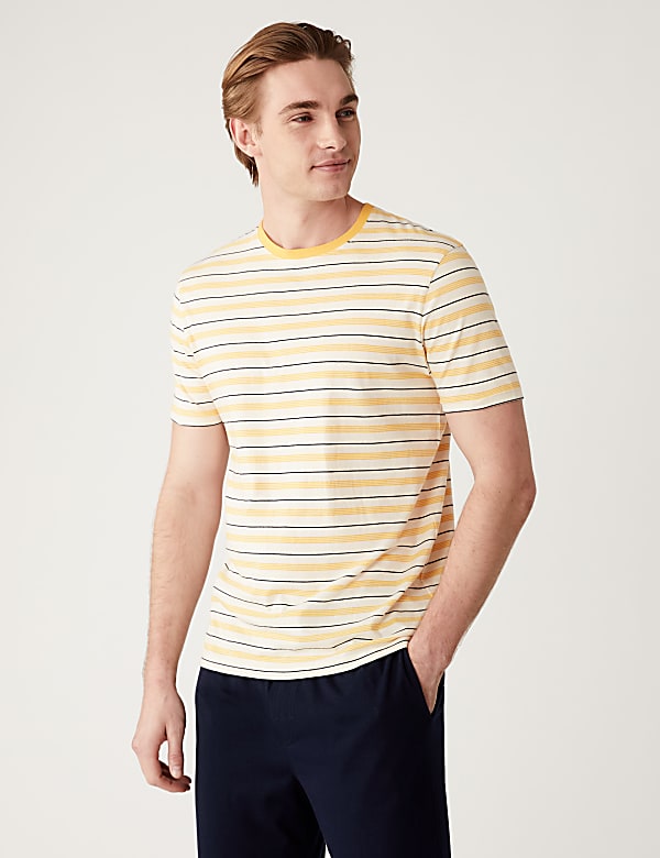 Pure Cotton Striped Pyjama Set