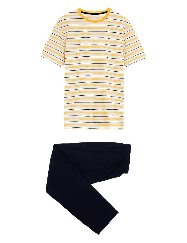 Pure Cotton Striped Pyjama Set