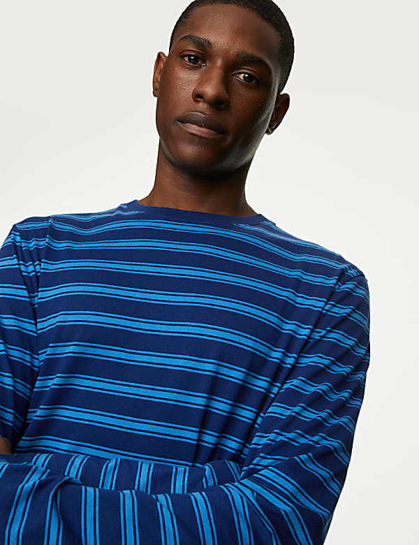 Pure Cotton Striped Pyjama Set