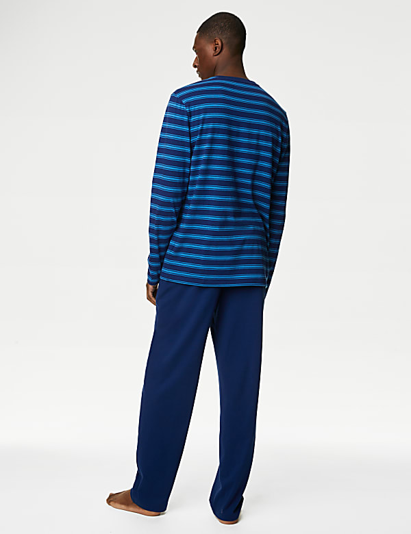 Pure Cotton Striped Pyjama Set