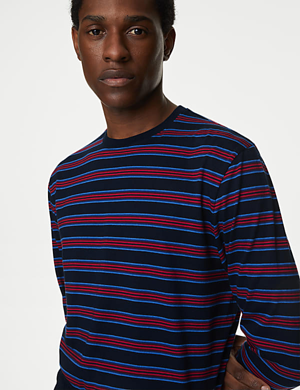 Pure Cotton Striped Pyjama Set