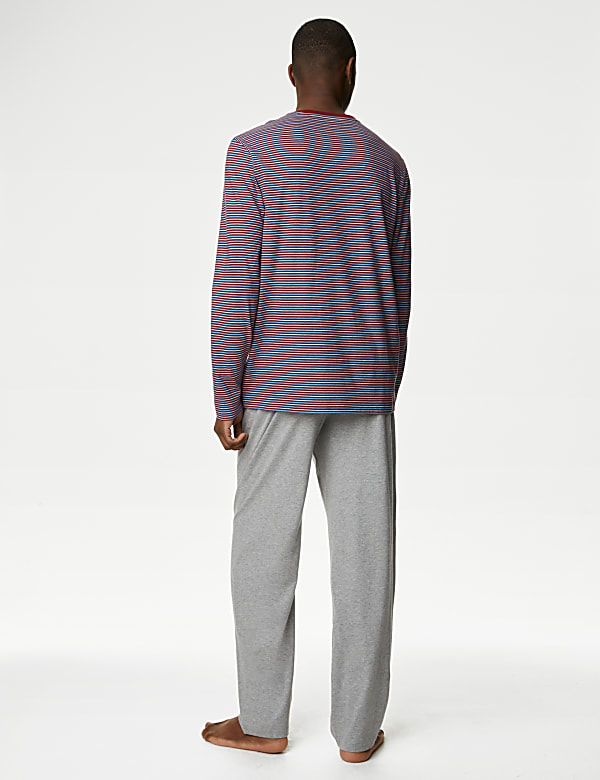 Pure Cotton Striped Pyjama Set