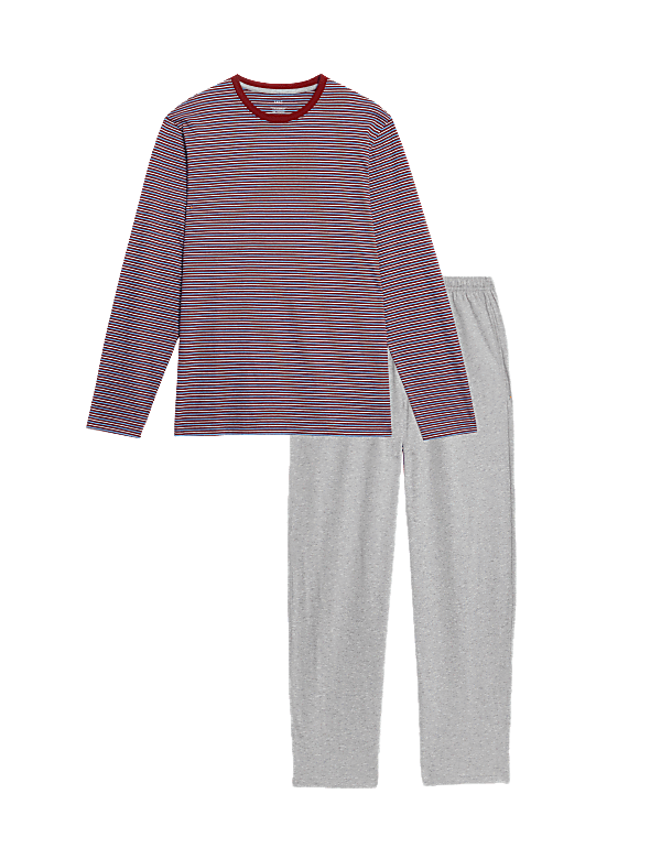 Pure Cotton Striped Pyjama Set