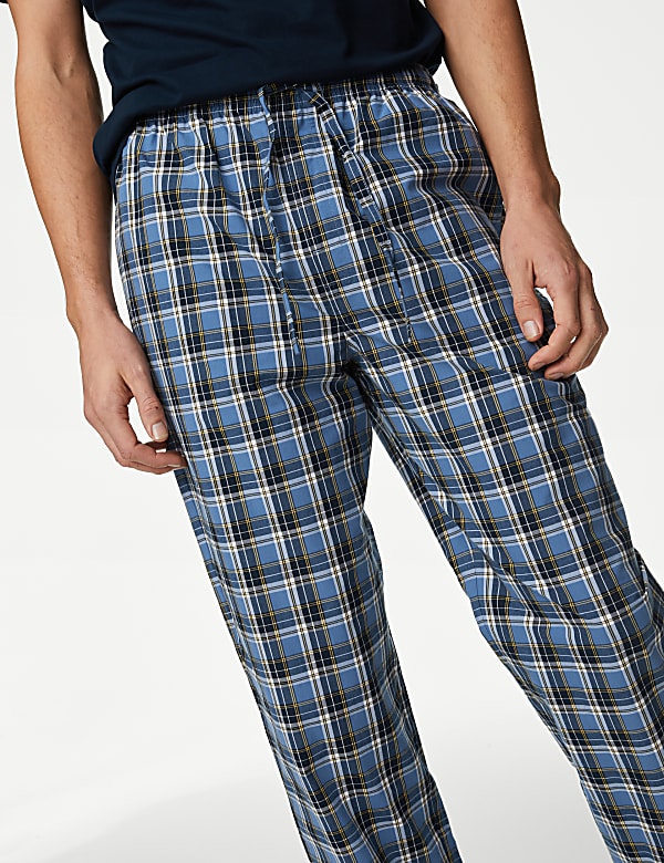 Pure Cotton Checked Pyjama Set