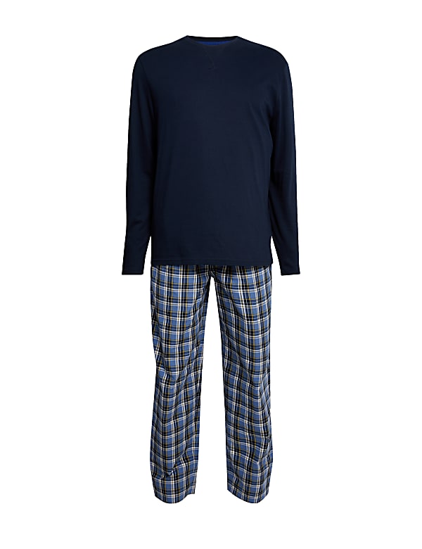 Pure Cotton Checked Pyjama Set