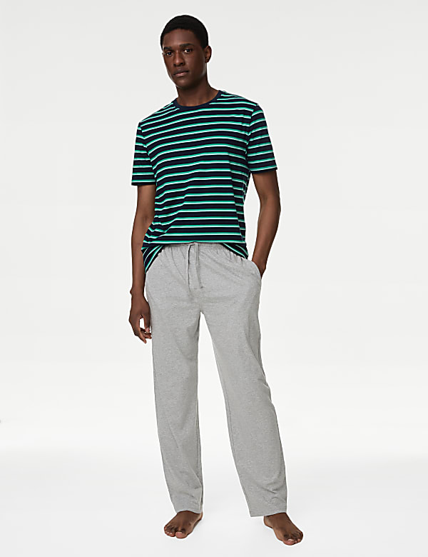 Pure Cotton Striped Pyjama Set