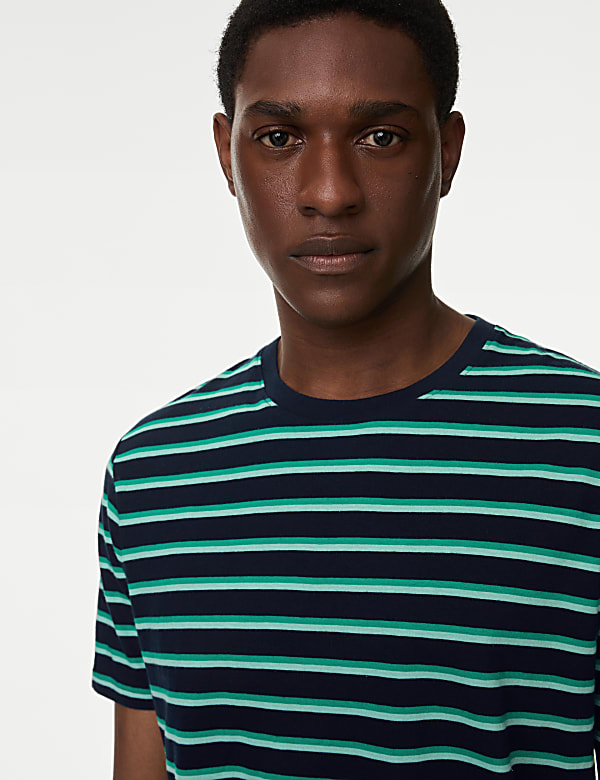 Pure Cotton Striped Pyjama Set