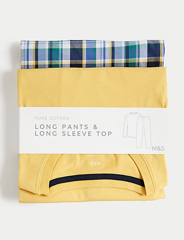 Pure Cotton Checked Pyjama Set