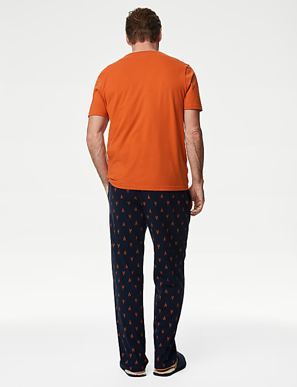 Pure Cotton Lobster Print Pyjama Set