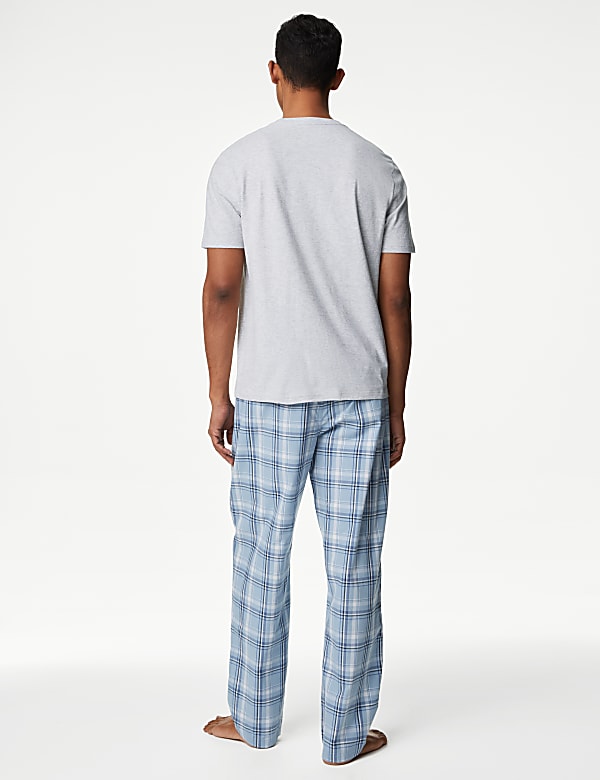 Pure Cotton Checked Pyjama Set