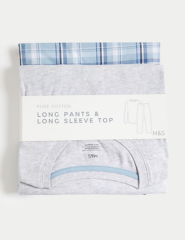 Pure Cotton Checked Pyjama Set