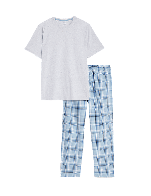 Pure Cotton Checked Pyjama Set
